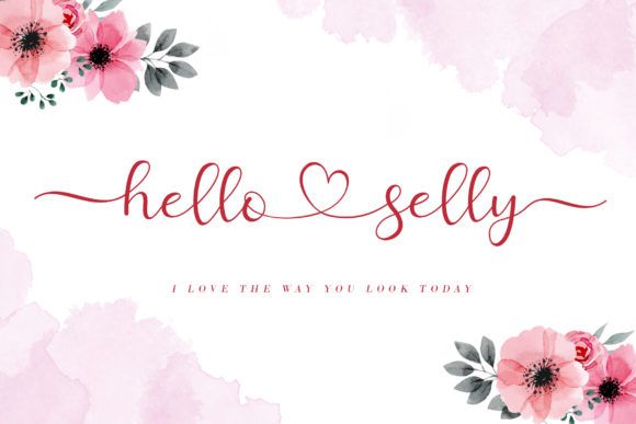 Hello Selly Font - Featured Image