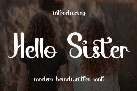 Hello Sister Font Font - Featured Image