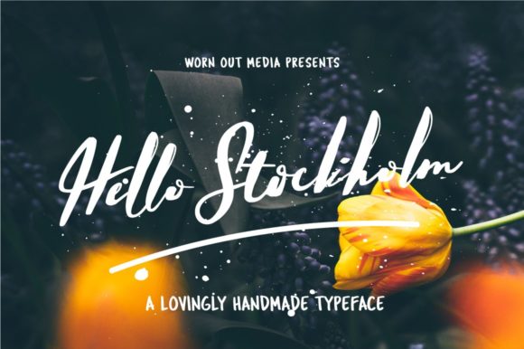 Hello Stockholm Font - Featured Image