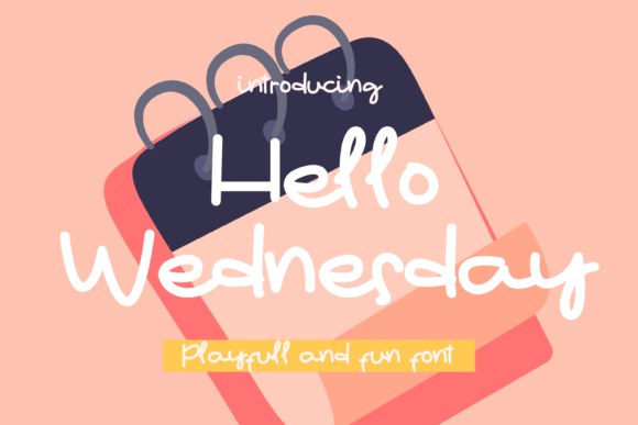 Hello Wednesday Font - Featured Image
