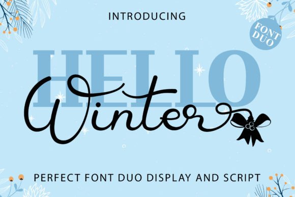 Hello Winter Duo Font - Featured Image