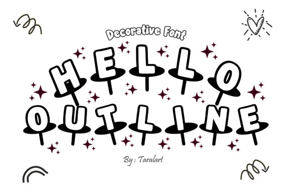 Helo Outline Font - Featured Image