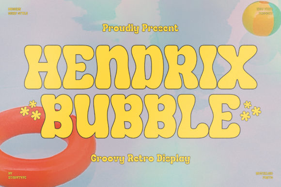 Hendrix Bubble Font - Featured Image
