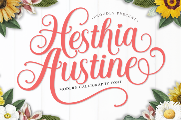 Hesthia Austine Font - Featured Image