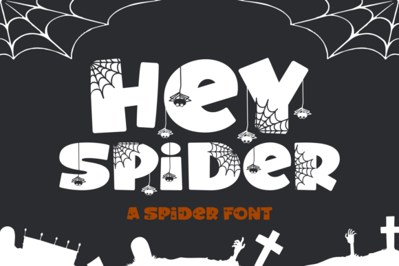 Hey Spider Font - Featured Image