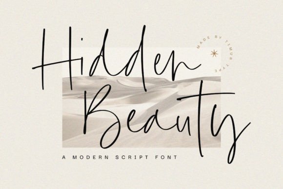 Hidden Beauty Font - Featured Image