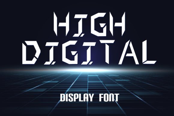 High Digital Font - Featured Image