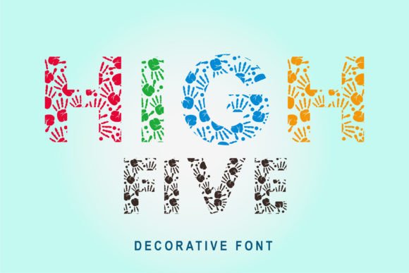 High Five Font - Featured Image