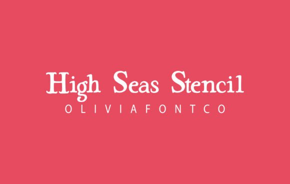 High Seas Stencil Font - Featured Image