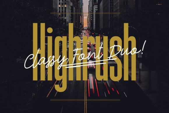 Highrush Duo Font - Featured Image