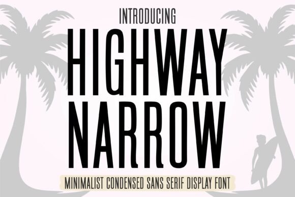 Highway Narrow Font - Featured Image
