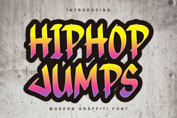 Hiphop Jumps Font - Featured Image