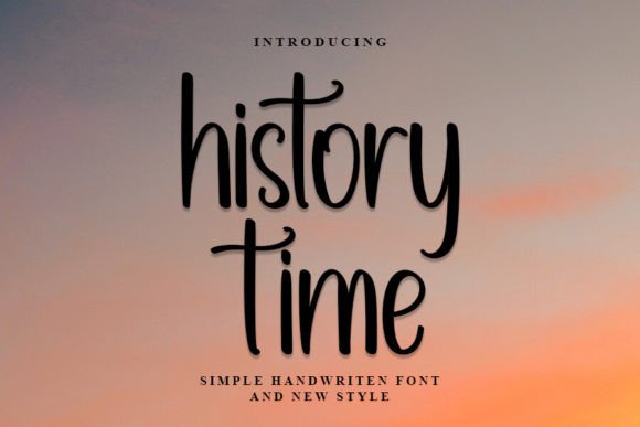 History Time Font - Featured Image