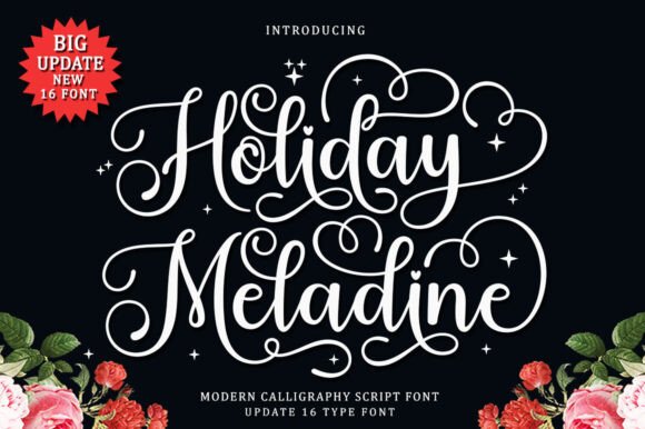 Holiday Meladine Font - Featured Image