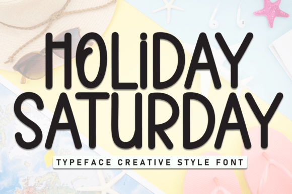 Holiday Saturday Font - Featured Image