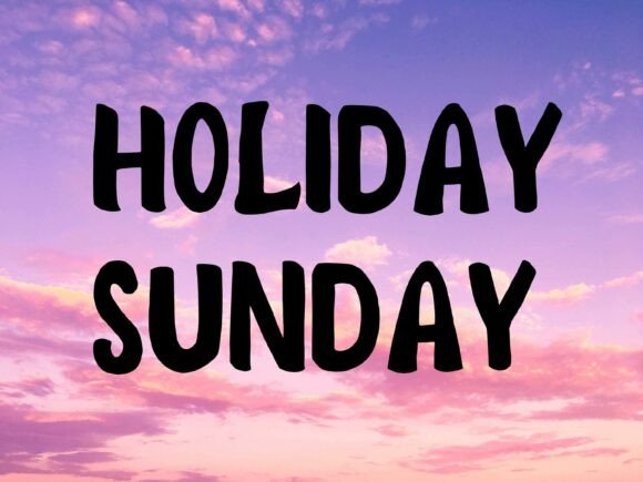 Holiday Sunday Font - Featured Image