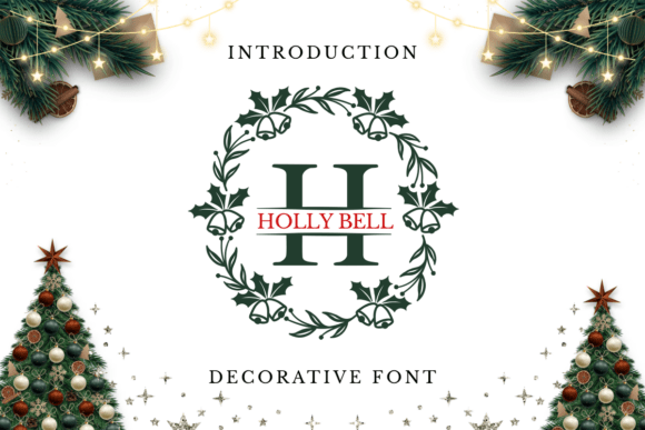 Holly Bell Monogram Font - Featured Image