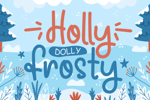 Holly Frosty Font - Featured Image