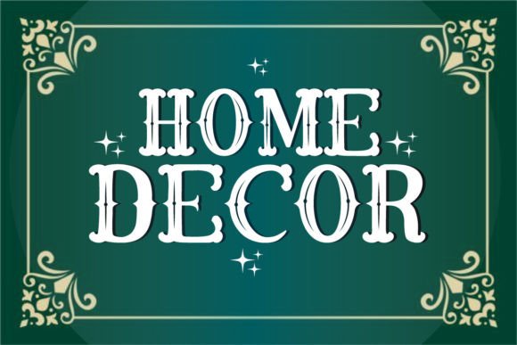 Home Decor Font - Featured Image