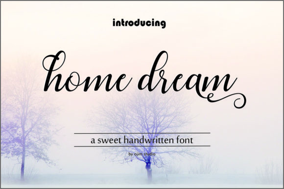 Home Dream Script Font - Featured Image