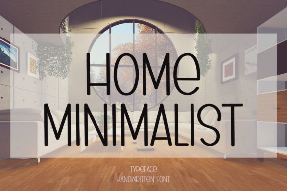 Home Minimalist Font - Featured Image