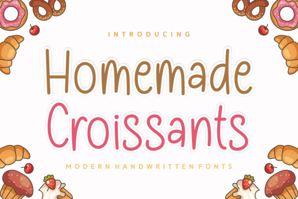 Homemade Croissants Font - Featured Image