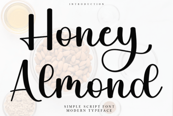 Honey Almond Font - Featured Image