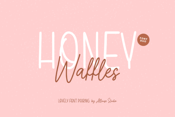 Honey Waffles Duo Font - Featured Image