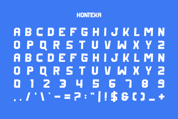 Honteka Font - Featured Image