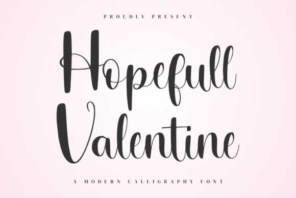 Hopefull Valentine Font - Featured Image