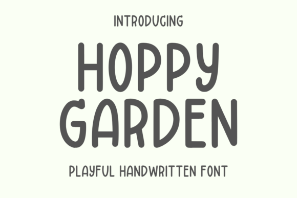 Hoppy Garden Font - Featured Image