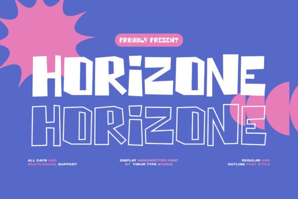 Horizone Font - Featured Image