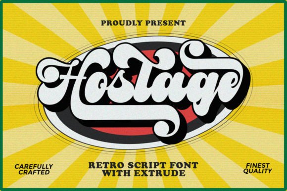 Hostage Font - Featured Image
