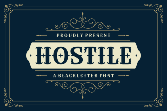 Hostile Font - Featured Image
