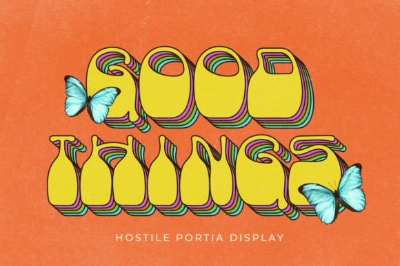 Hostile Portia Font - Featured Image