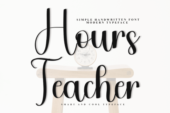 Hours Teacher Font - Featured Image