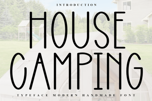 House Camping Font - Featured Image