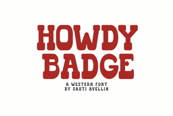 Howdy Badge Font - Featured Image