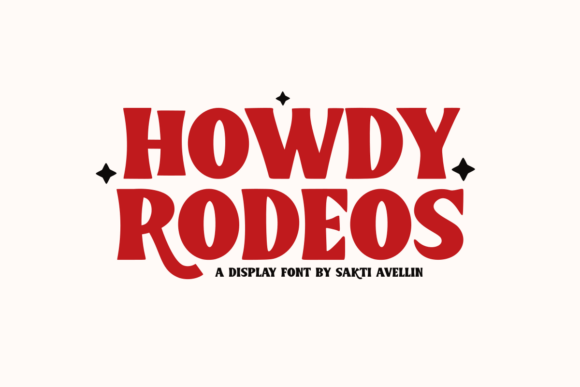 Howdy Rodeos Font - Featured Image