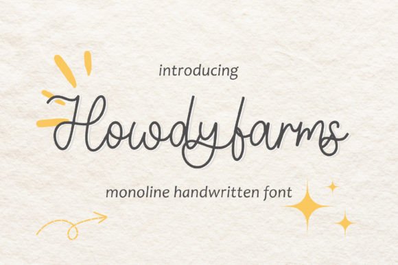 Howdyfarms Font - Featured Image