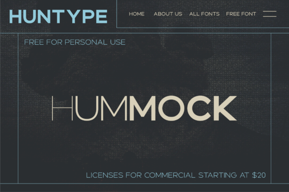 Hummock Font - Featured Image