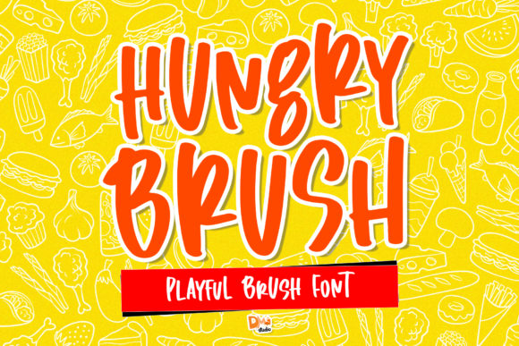 Hungry Brush Font - Featured Image