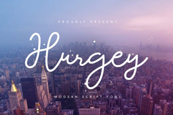 Hurgey Font - Featured Image