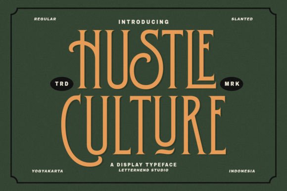 Hustle Culture Font - Featured Image