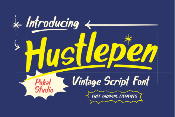 Hustlepen Font - Featured Image