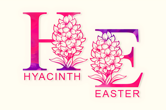 Hyacinth Easter Monogram Font - Featured Image
