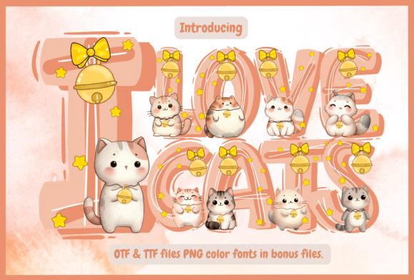 I Love Cats Font - Featured Image