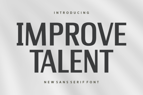 Improve Talent Font - Featured Image
