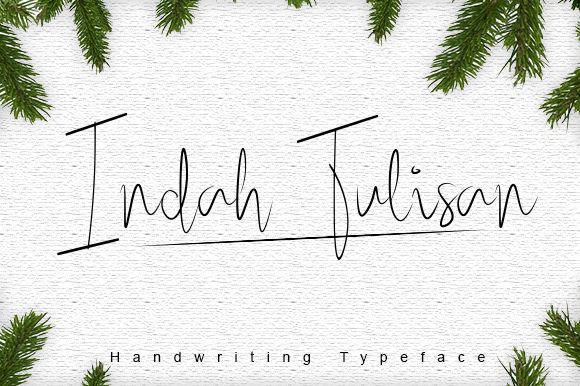 Indah Tulisan Font - Featured Image