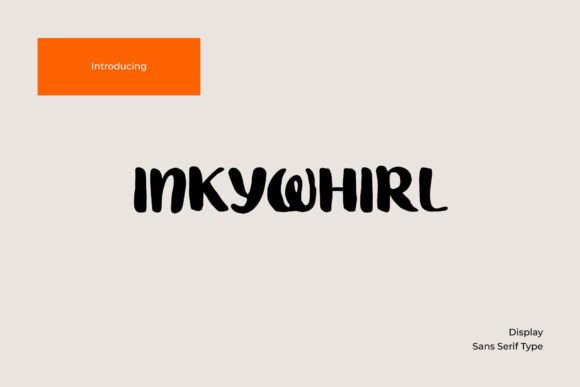 Inky Whirl Font - Featured Image